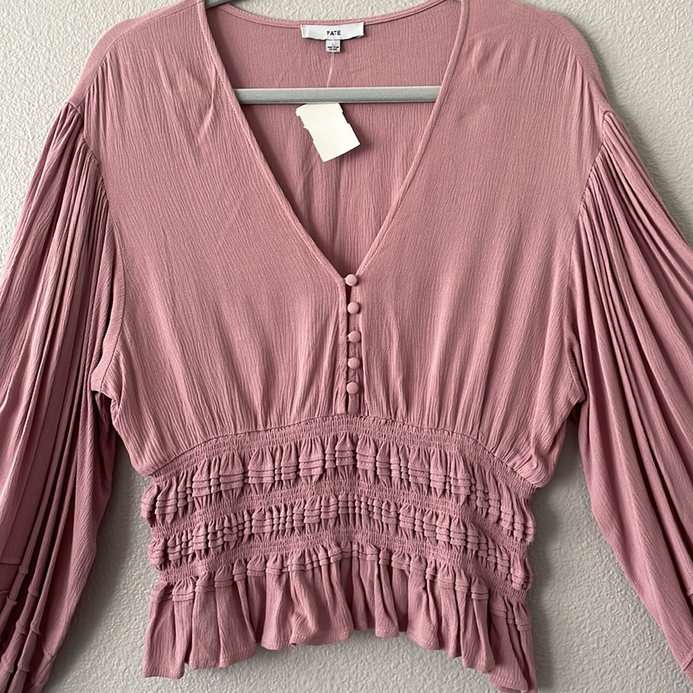 Peasant Ruffled Top - Picture 3 of 6